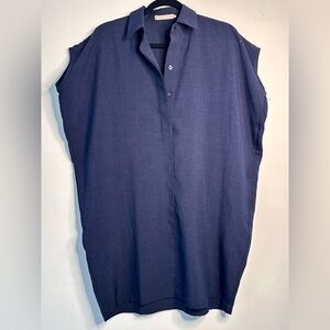 Stefanel Sleeveless Navy Blue‎ Dress